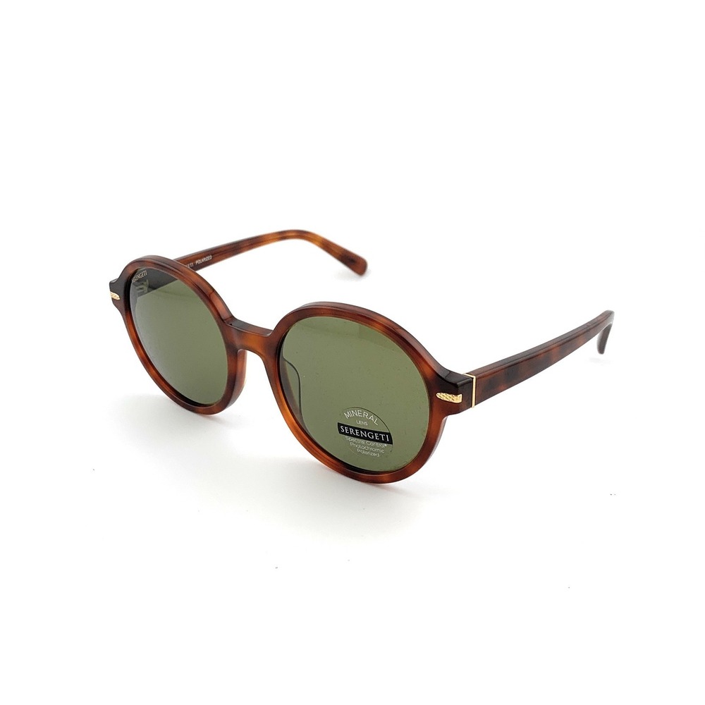 Serengeti Joan SS577001 Polarized 555nm Sunglasses‎ Shiny Classic Havana 53mm